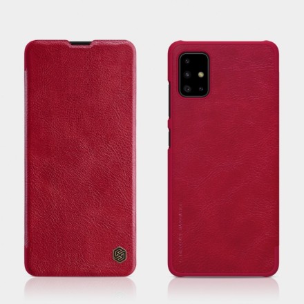 Чехол-книжка Nillkin Qin Leather Case для Samsung Galaxy A51 A515 красный