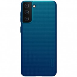 Накладка пластиковая Nillkin Frosted Shield для Samsung Galaxy S21 Plus G996 Синяя