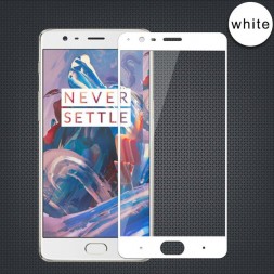 Защитное стекло для OnePlus 3 (A3000) полноэкранное белое