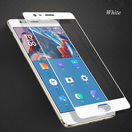Защитное стекло для OnePlus 3 (A3000) полноэкранное белое