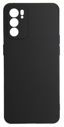 Накладка силиконовая Soft Touch для OPPO Reno 6 черная