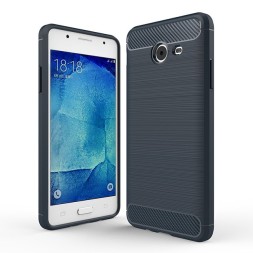 Накладка силиконовая для Samsung Galaxy J5 Prime G570/On5 (2016) карбон сталь синяя
