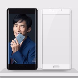 Защитное стекло для Xiaomi Mi Note 2 полноэкранное белое 3D (загнутые края)