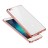 Накладка силиконовая для Xiaomi Mi5 прозрачная с розовой окантовкой
