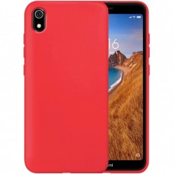 Накладка силиконовая Silicone Cover для Xiaomi Redmi 7A красная
