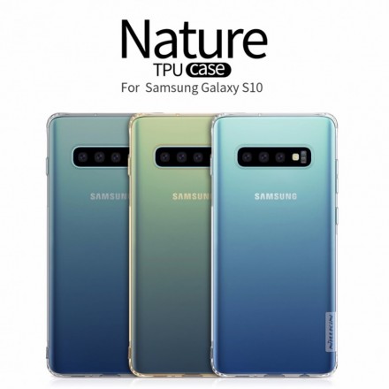 Накладка Nillkin Nature TPU Case силиконовая для Samsung Galaxy S10 SM-G973 прозрачная