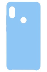 Накладка силиконовая Silicone Cover для Xiaomi Redmi Note 7 / Xiaomi Redmi Note 7 Pro голубая