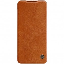 Чехол-книжка Nillkin Qin Leather Case для Xiaomi Mi11 Pro коричневый