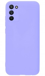 Накладка силиконовая Silicone Cover для Samsung Galaxy S20 FE G780 сиреневая