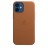 Накладка Apple Leather Case MagSafe для iPhone 12 Mini MHK93ZE/A коричневая