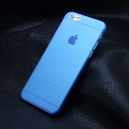 Накладка пластиковая ультратонкая для iPhone 7/8/ SE 2020 синяя