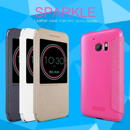 Чехол Nillkin Sparkle Series для HTC One 10 (M10/Lifestyle) White (белый)