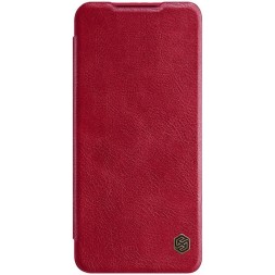 Чехол-книжка Nillkin Qin Leather Case для Xiaomi Mi11 Pro красный
