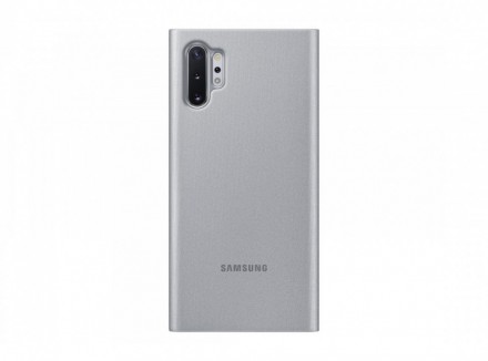 Чехол Clear View Standing Cover для Samsung Galaxy Note 10 Plus N975 EF-ZN975CSEGRU серебристый