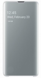 Чехол Samsung Clear View Cover для Samsung Galaxy S10 G973 EF-ZG973CWEGRU белый