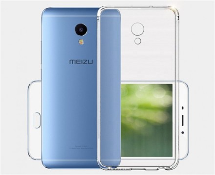 Накладка силиконовая для Meizu M5 / Meizu M5 mini прозрачная