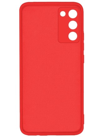 Накладка силиконовая Silicone Cover для Samsung Galaxy S20 FE G780 красная