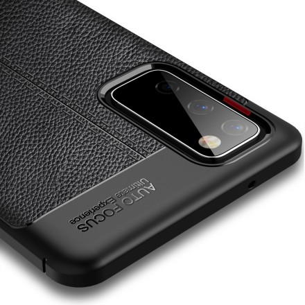 Накладка силиконовая для Samsung Galaxy S20 FE G780 под кожу чёрная