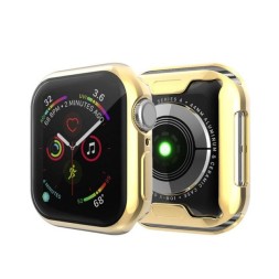Накладка силиконовая для Apple Watch 4 Series 40mm золотистая