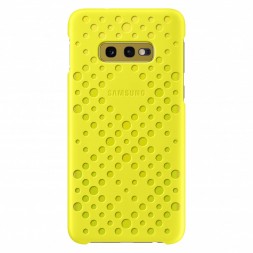 Накладка Samsung Pattern Cover для Samsung Galaxy S10e G970 желтая