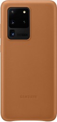 Накладка Samsung Leather Cover для Samsung Galaxy S20 Ultra G988 EF-VG988LAEGRU коричневая