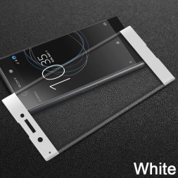 Защитное стекло для Sony Xperia XZ полноэкранное белое 3D