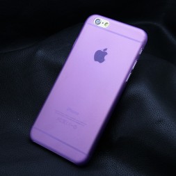 Накладка пластиковая ультратонкая для iPhone 7/8/ SE 2020 фиолетовая