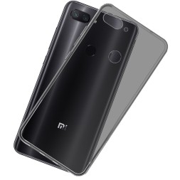 Накладка силиконовая для Xiaomi Mi 8 Lite прозрачно-черная