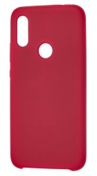 Накладка силиконовая Silicone Cover для Xiaomi Redmi Note 7 / Xiaomi Redmi Note 7 Pro бордовая