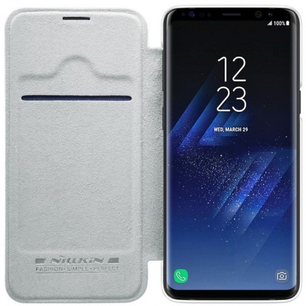 Чехол-книжка Nillkin Qin Leather Case для Samsung Galaxy S9 Plus G965 белый
