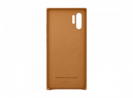 Накладка Samsung Leather Cover для Samsung Galaxy Note 10 Plus N975 EF-VN975LAEGRU коричневая
