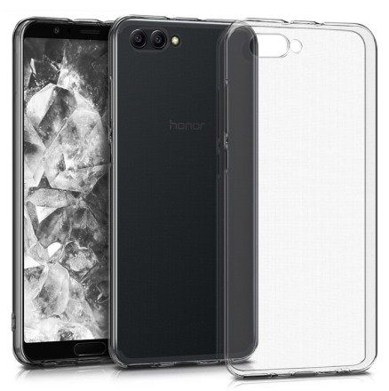 Накладка силиконовая для Huawei Honor View 10 / Honor V10 прозрачно-чёрная