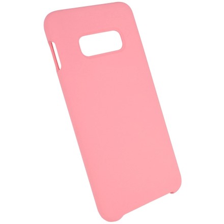 Накладка силиконовая Silicone Cover для Samsung Galaxy S10e G970 розовая
