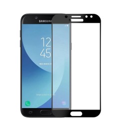 Защитное стекло для Samsung Galaxy J3 (2017) J330 полноэкранное черное