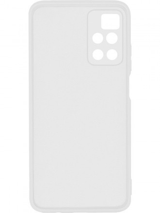 Накладка силиконовая Silicone Cover для Poco M4 Pro 5G / Xiaomi Redmi Note 11S 5G белая