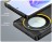 Накладка силиконовая для Honor X9a / Honor Magic5 Lite 5G карбон сталь чёрная