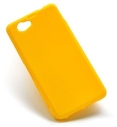 Накладка силиконовая для Sony Xperia Z1 Compact желтая