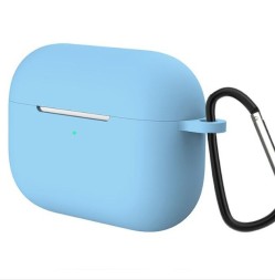 Чехол силиконовый для Apple AirPods Pro небесно-голубой