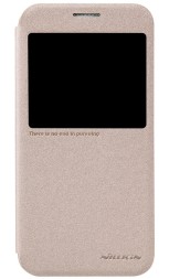 Чехол-книжка Nillkin Sparkle Series для Samsung Galaxy S6 G920 золотой