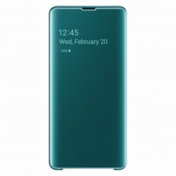 Чехол Samsung Clear View Cover для Samsung Galaxy S10 Plus G975 EF-ZG975CGEGRU зеленый