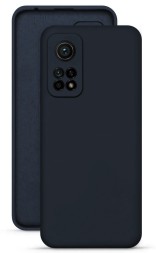 Накладка силиконовая Silicone Cover для Xiaomi Mi 10T / Mi 10T Pro синяя