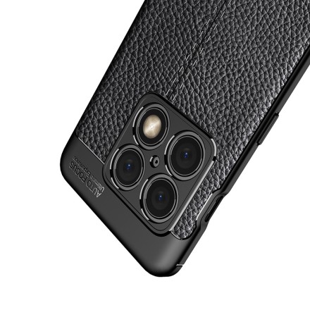 Накладка силиконовая для OnePlus 10 Pro под кожу чёрная