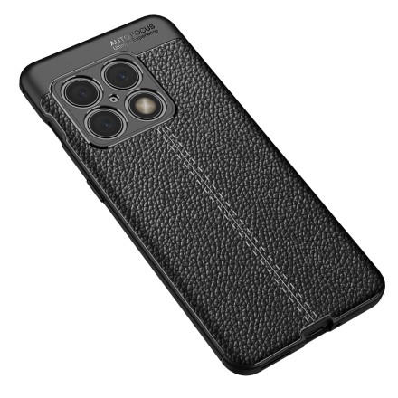 Накладка силиконовая для OnePlus 10 Pro под кожу чёрная