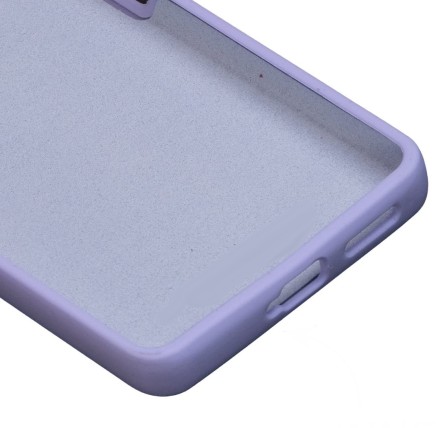 Накладка силиконовая Silicone Cover для Poco X5 Pro 5G / Xiaomi Redmi Note 12 Pro 5G сиреневая