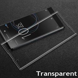 Защитное стекло для Sony Xperia XZ полноэкранное прозрачное 3D