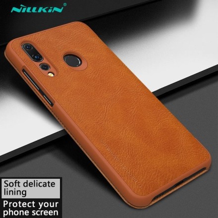 Чехол-книжка Nillkin Qin Leather Case для Huawei Nova 4 коричневый