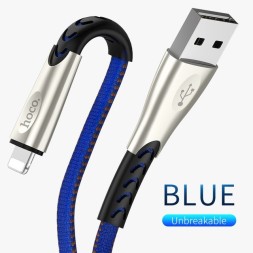 Кабель универсальный HOCO U48 Superior Speed (USB с выходом Lightning) 1.2 метра синий