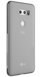 Накладка силиконовая для LG V30 прозрачно-черная