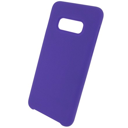Накладка силиконовая Silicone Cover для Samsung Galaxy S10e G970 фиолетовая
