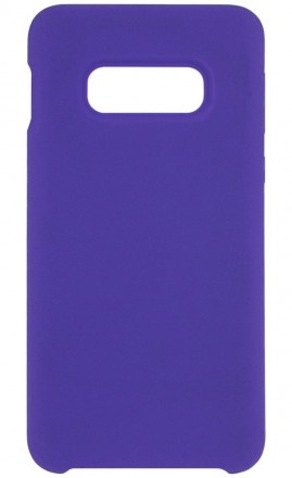 Накладка силиконовая Silicone Cover для Samsung Galaxy S10e G970 фиолетовая
